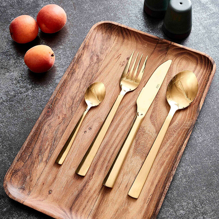 RAW bestiksæt 24 dele guldfarvet